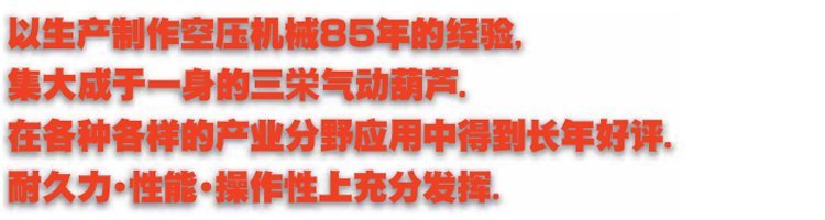 GLX三榮氣動葫蘆介紹