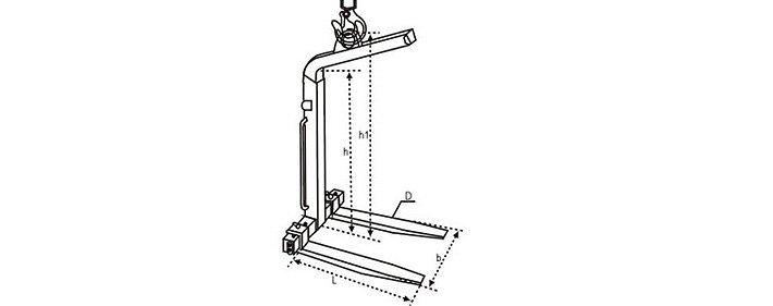 自動(dòng)平衡吊叉,托盤平衡吊叉尺寸圖