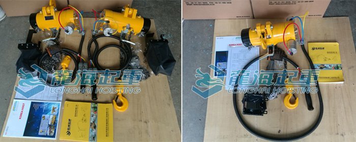 韓國KHC氣動葫蘆實物圖