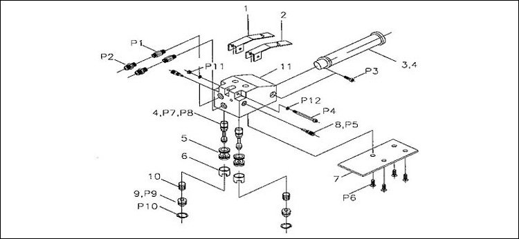 東星氣動平衡器控制手柄,氣動平衡器控制手柄結構圖